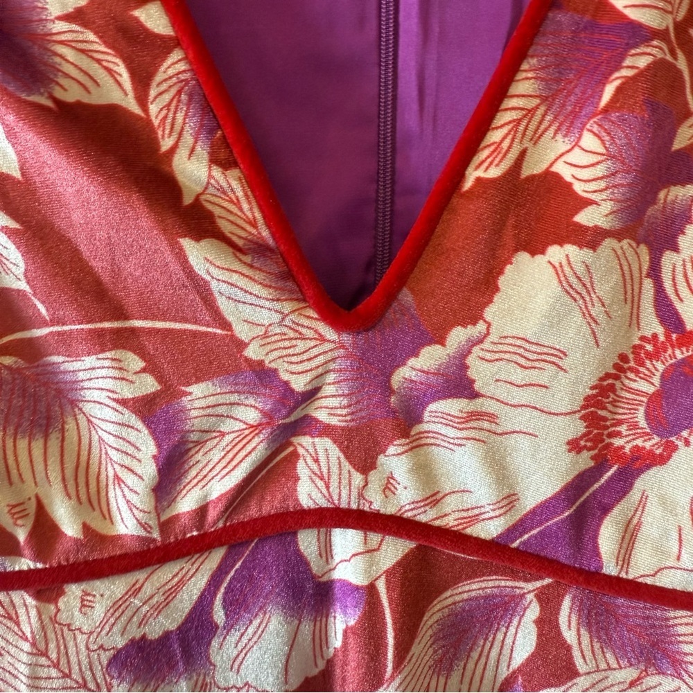IU Rita Mennoia Velvet Floral Maxi Dress - Picture 8 of 12